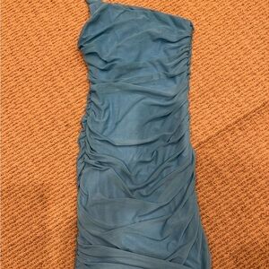 Princess Polly One Shoulder Blue Dress